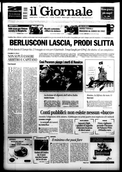 Il giornale : quotidiano del mattino